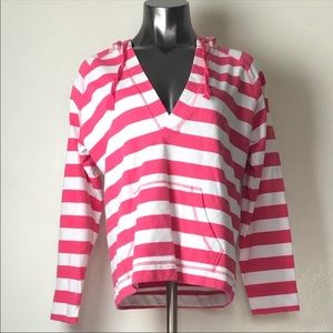 Pink and White Striped SB Sweater